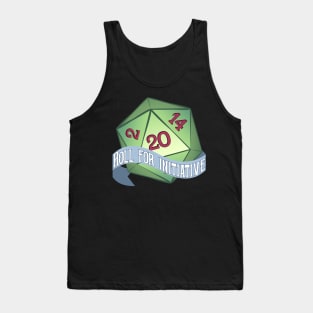 D20 Dice Natural Twenty Roll for Inniative Tank Top